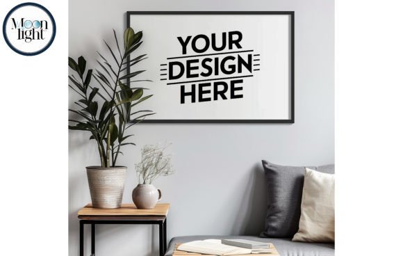 Download Landscape,blank Frame Mockup A4 88 - Blank frame Collection