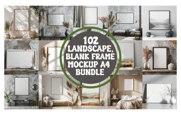 Download Landscape,blank Frame A4 Bundle - Blank frame Collection