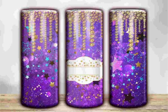 Download Dripping Gold Blank Frame Stars Tumbler - Blank frame Collection