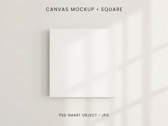 Download Square Canvas Mockup Art Display PSD - Mockup art Collection