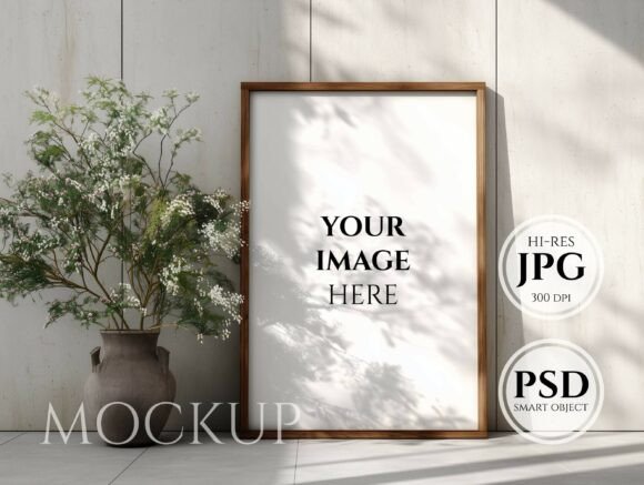 Download Interior Blank Frame Display Mockup - Blank frame Collection